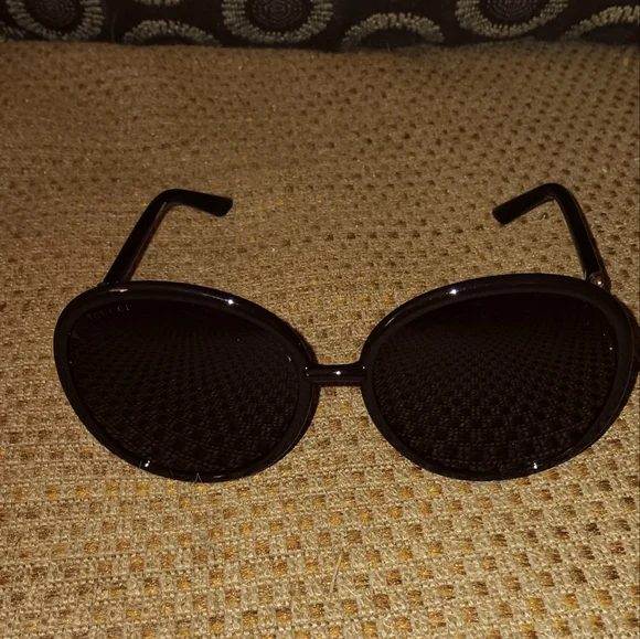 Gucci Vintage Horsebit Tom Ford Sunglasses Vintage Gucci shield sunnies with horsebit accent. Available  main image 3